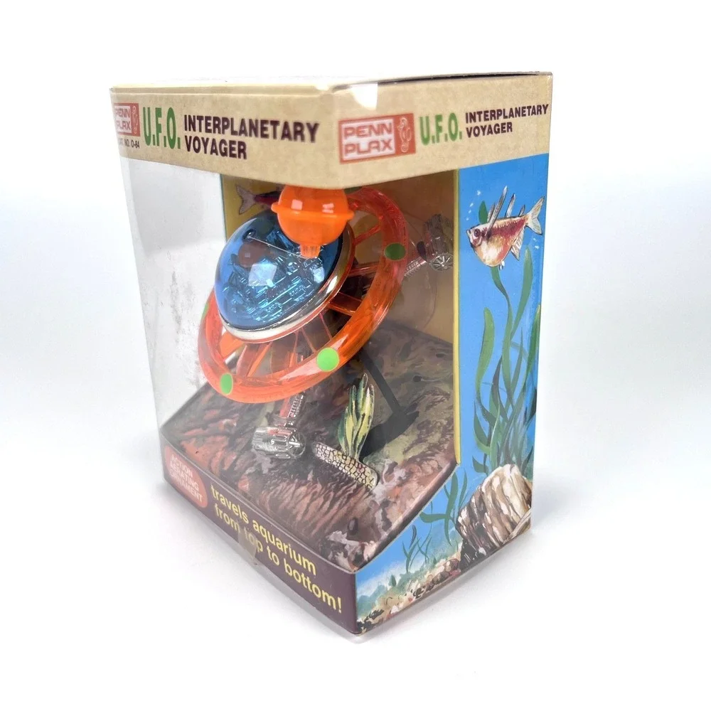 Vintage‎ Penn Plax U.F.O. Interplanetary Voyager Aquarium Action Aerating NOS